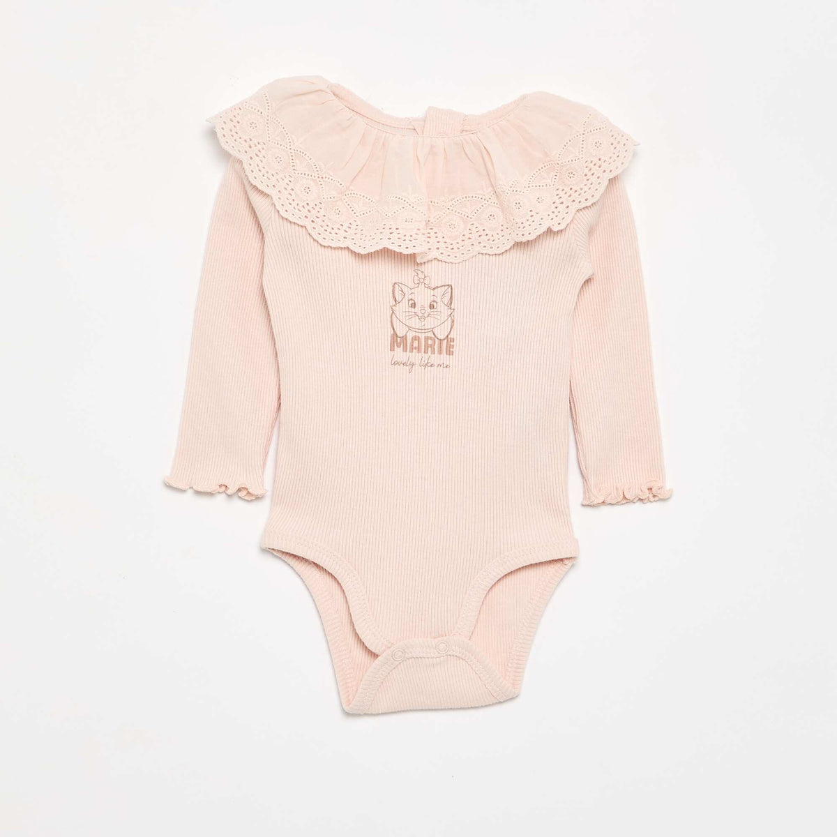 Disney Bodysuit with Embroidered Collar PINK