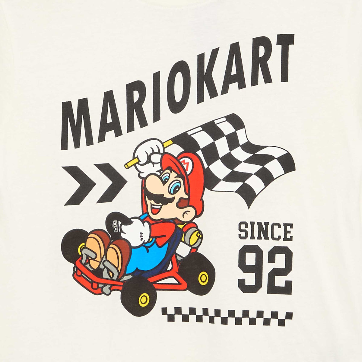 Long-sleeved \'Nintendo\' \'Mario\' T-shirt WHITE