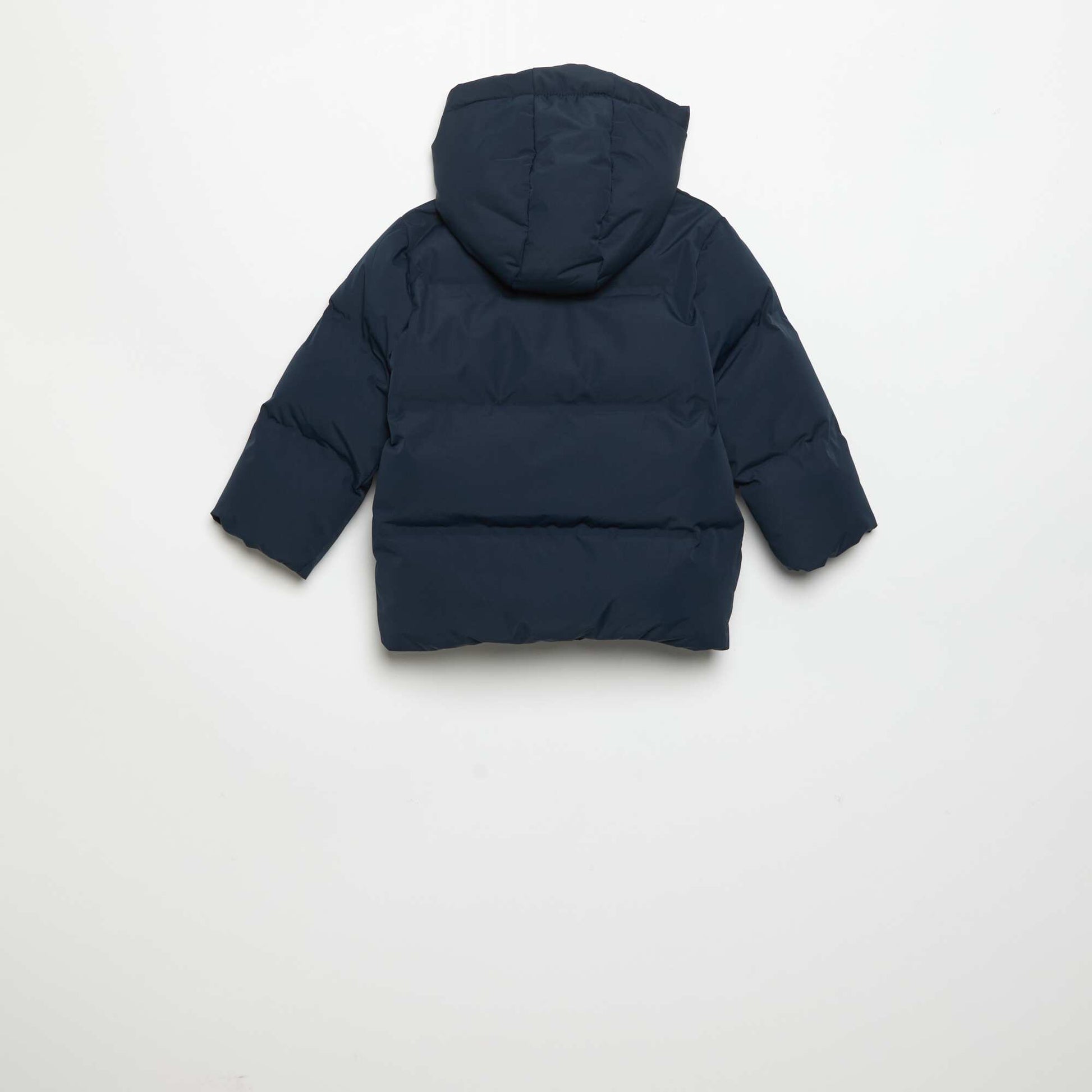 Hooded Padded Puffer Jacket BLUE