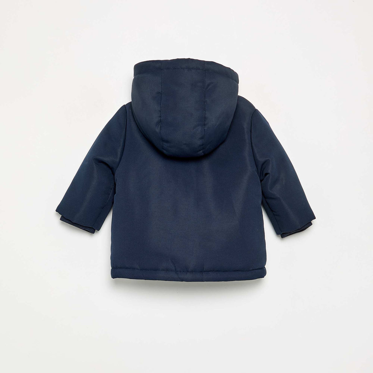 Hooded Parka with Sherpa Lining BLUE