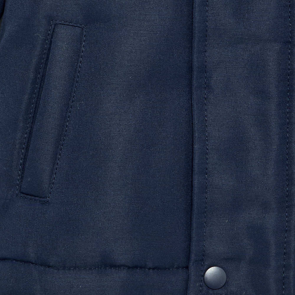 Hooded Parka with Sherpa Lining BLUE