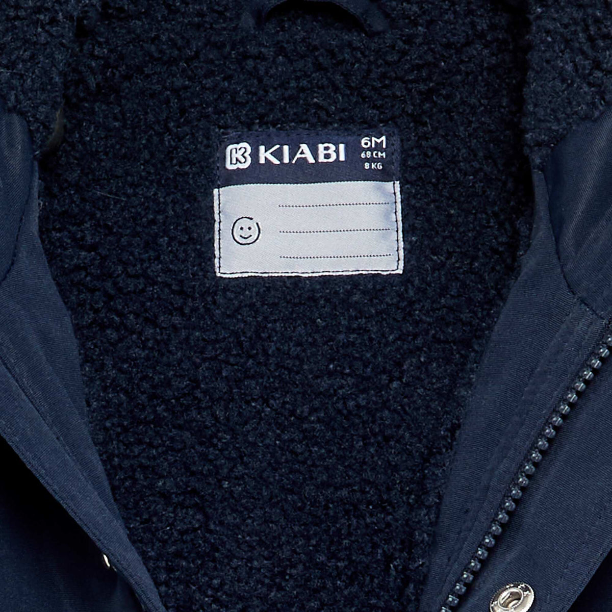 Hooded Parka with Sherpa Lining BLUE