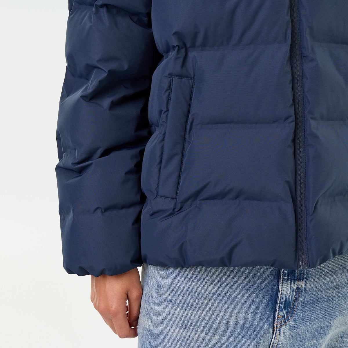 Hooded Padded Jacket BLUE