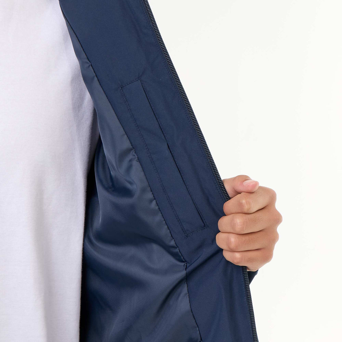 Hooded Padded Jacket BLUE