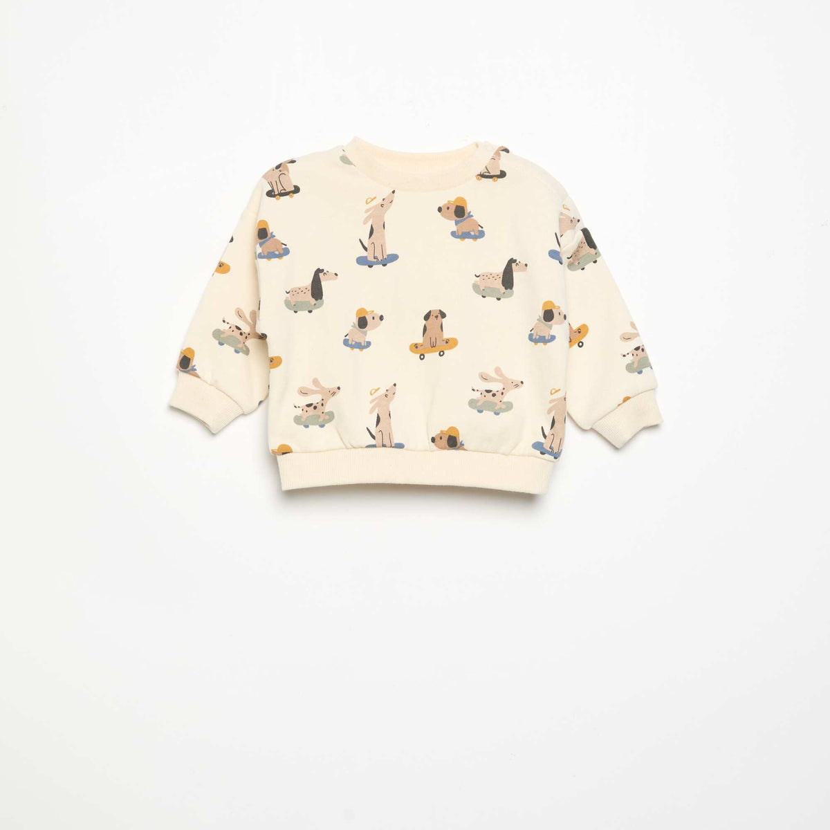 2-piece Set - Sweatshirt + Jogging Bottoms WHITE