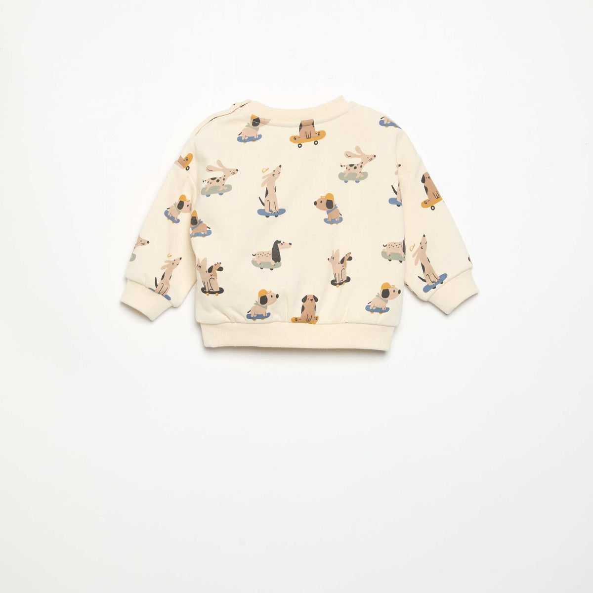 2-piece Set - Sweatshirt + Jogging Bottoms WHITE