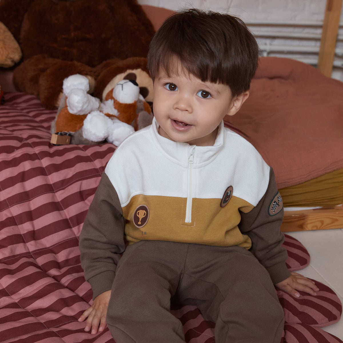 Sweatshirt and Jogging Bottoms Set YELLOW