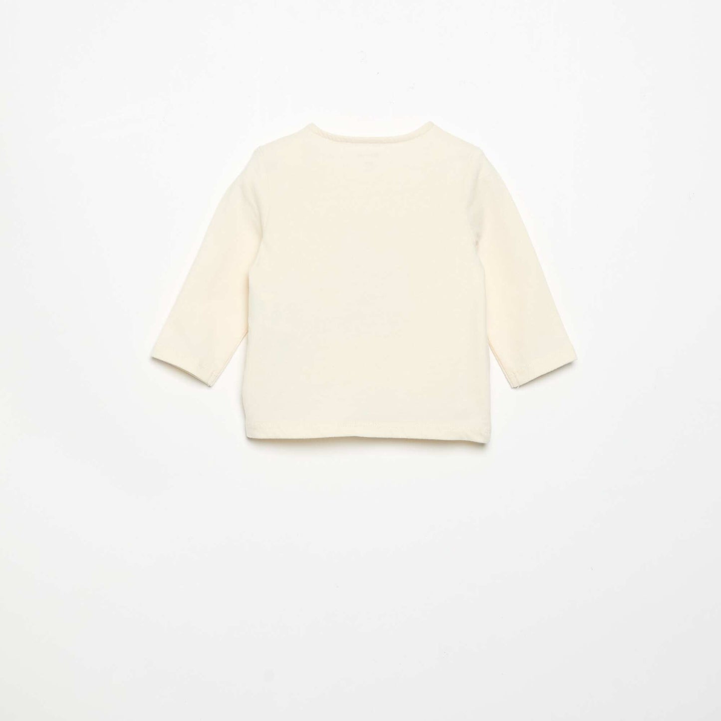 Long-sleeved jersey T-shirt WHITE