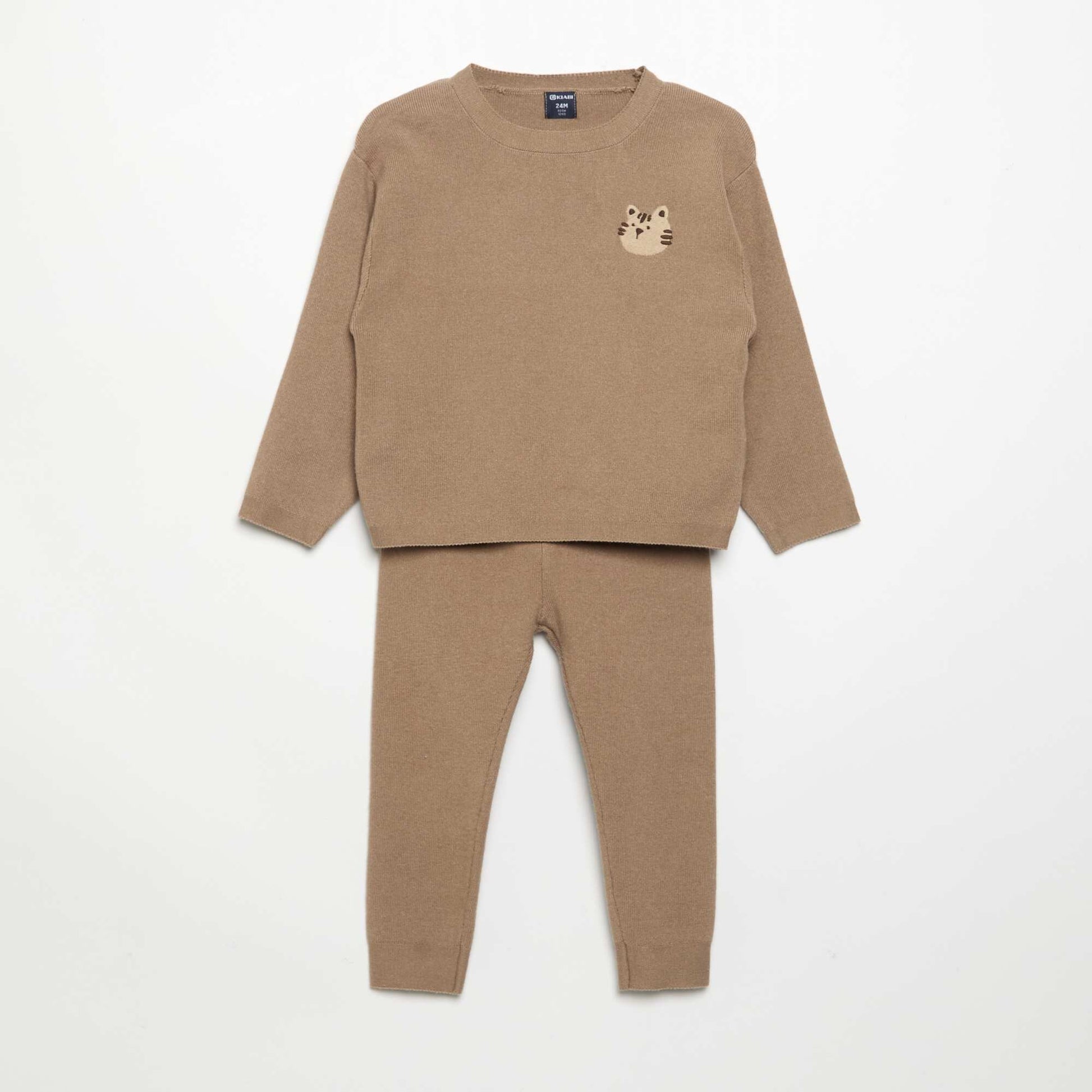 2-piece set - Sweater + trousers BROWN