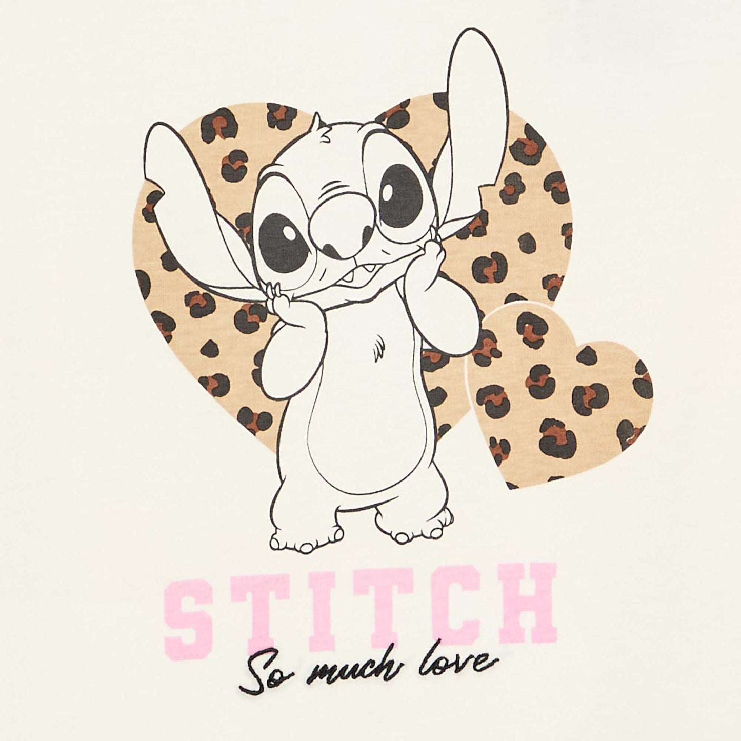 Disney 'Stitch' Long-Sleeved T-Shirt WHITE
