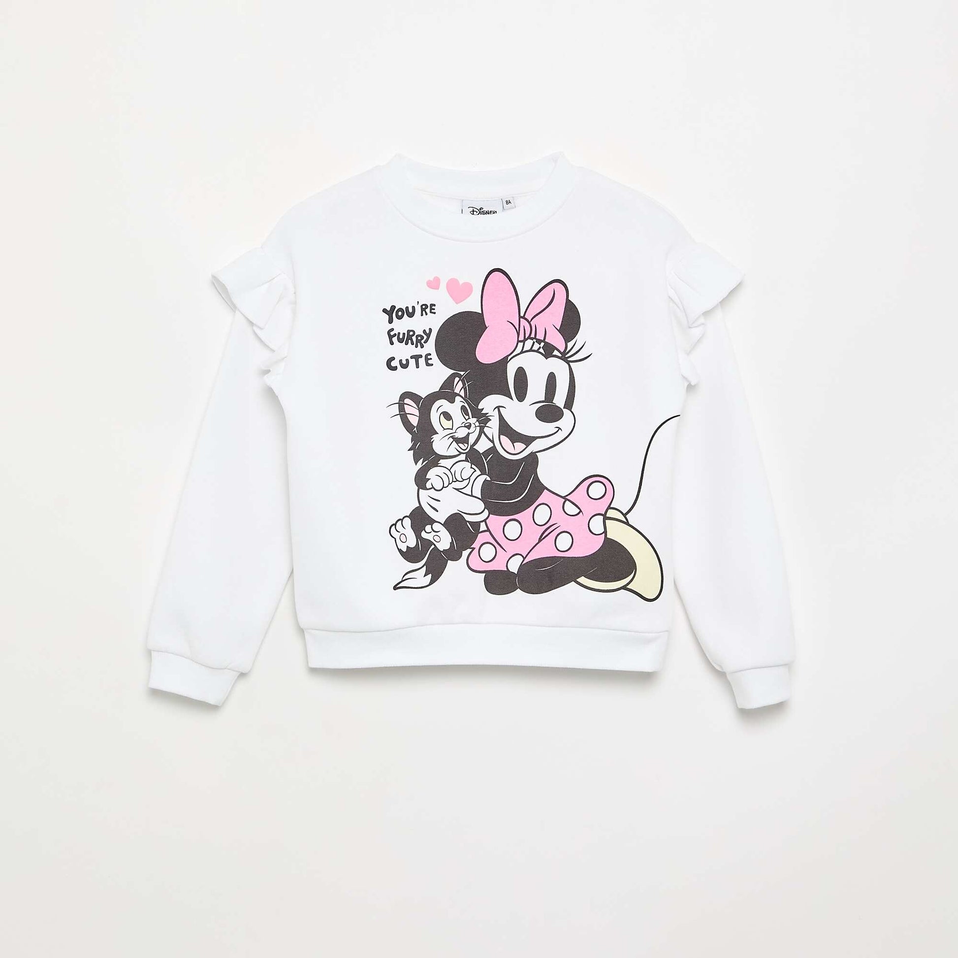 Disney long-sleeved sweatshirt WHITE