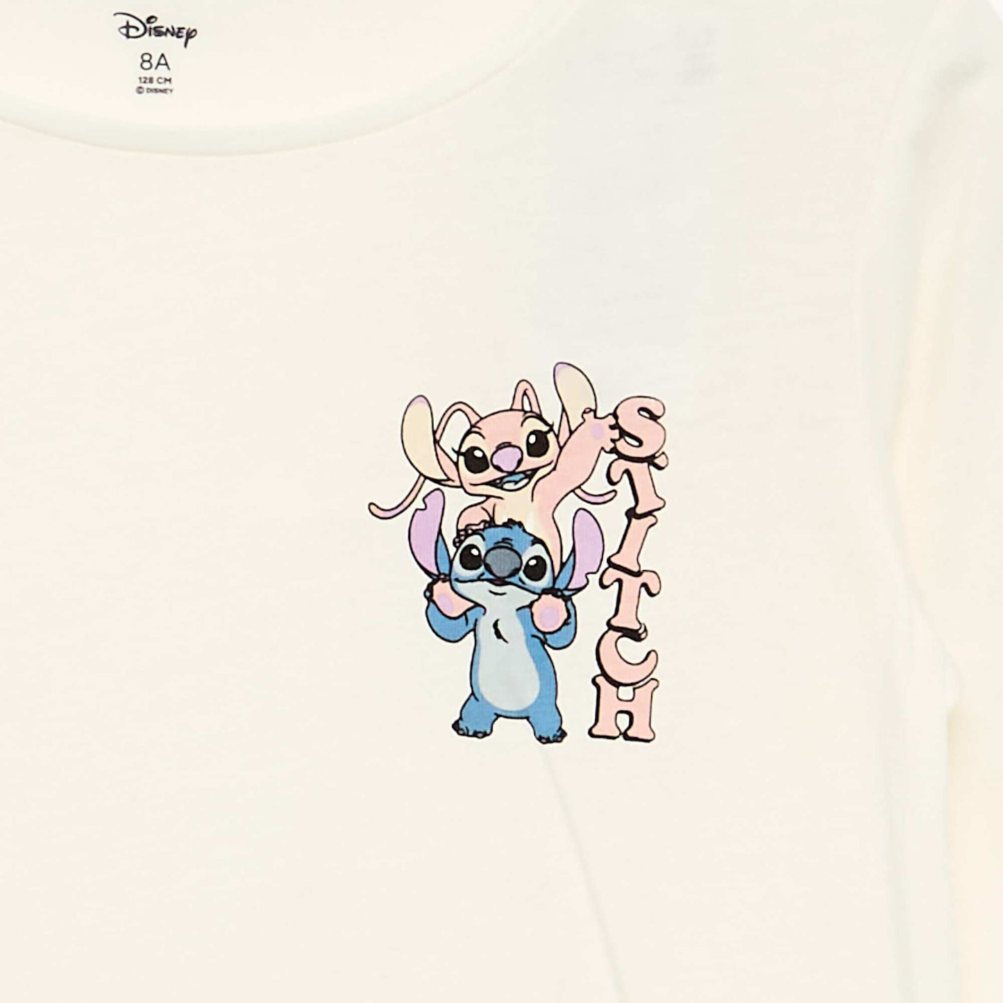 Disney 'Stitch' 2-piece set - dungaree dress + long-sleeved T-shirt BLUE