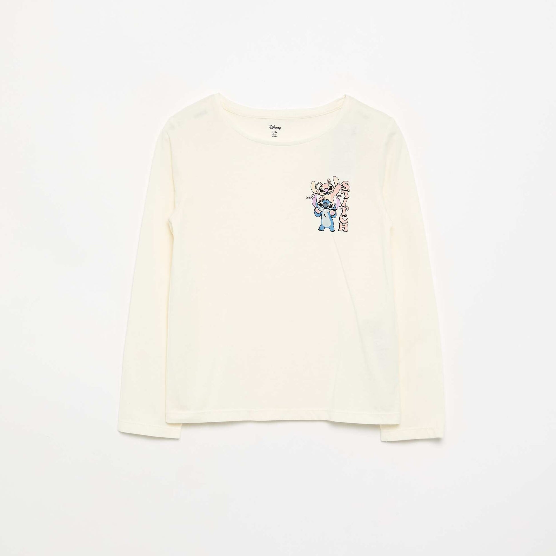 Disney 'Stitch' 2-piece set - dungaree dress + long-sleeved T-shirt BLUE