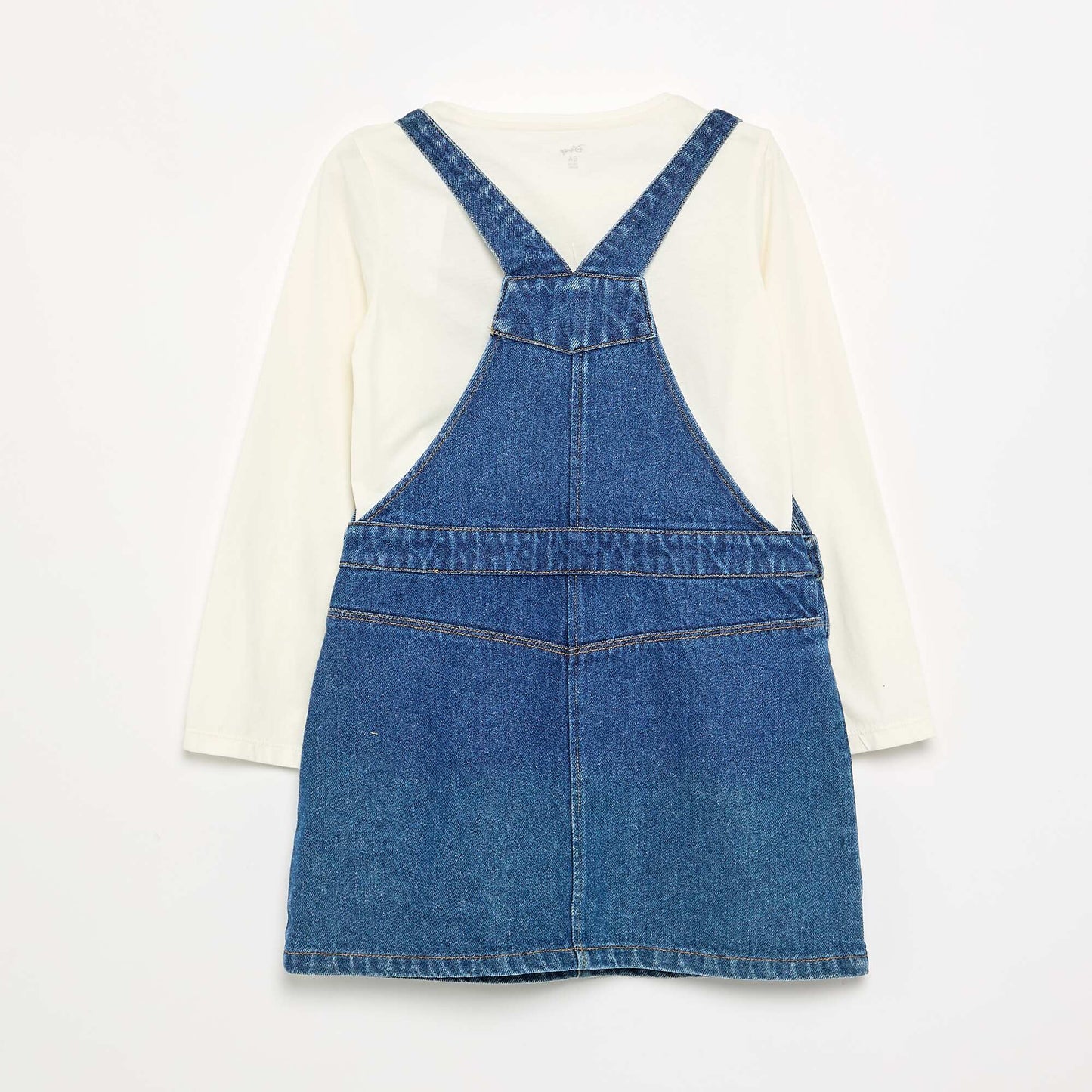 Disney 'Stitch' 2-piece set - dungaree dress + long-sleeved T-shirt BLUE