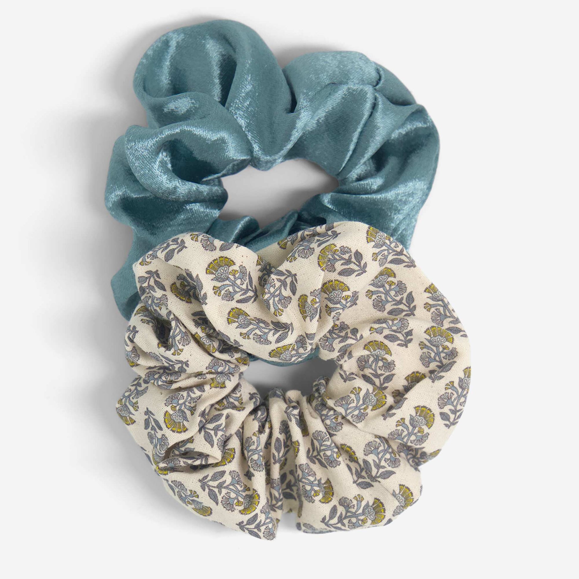 Set of 2 Scrunchies BLUE
