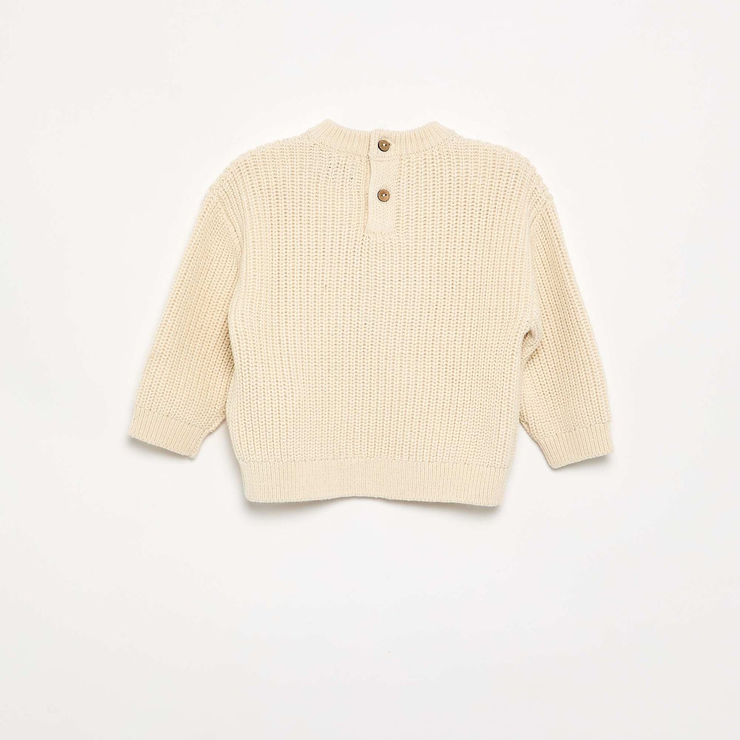 Long-sleeve sweater BEIGE