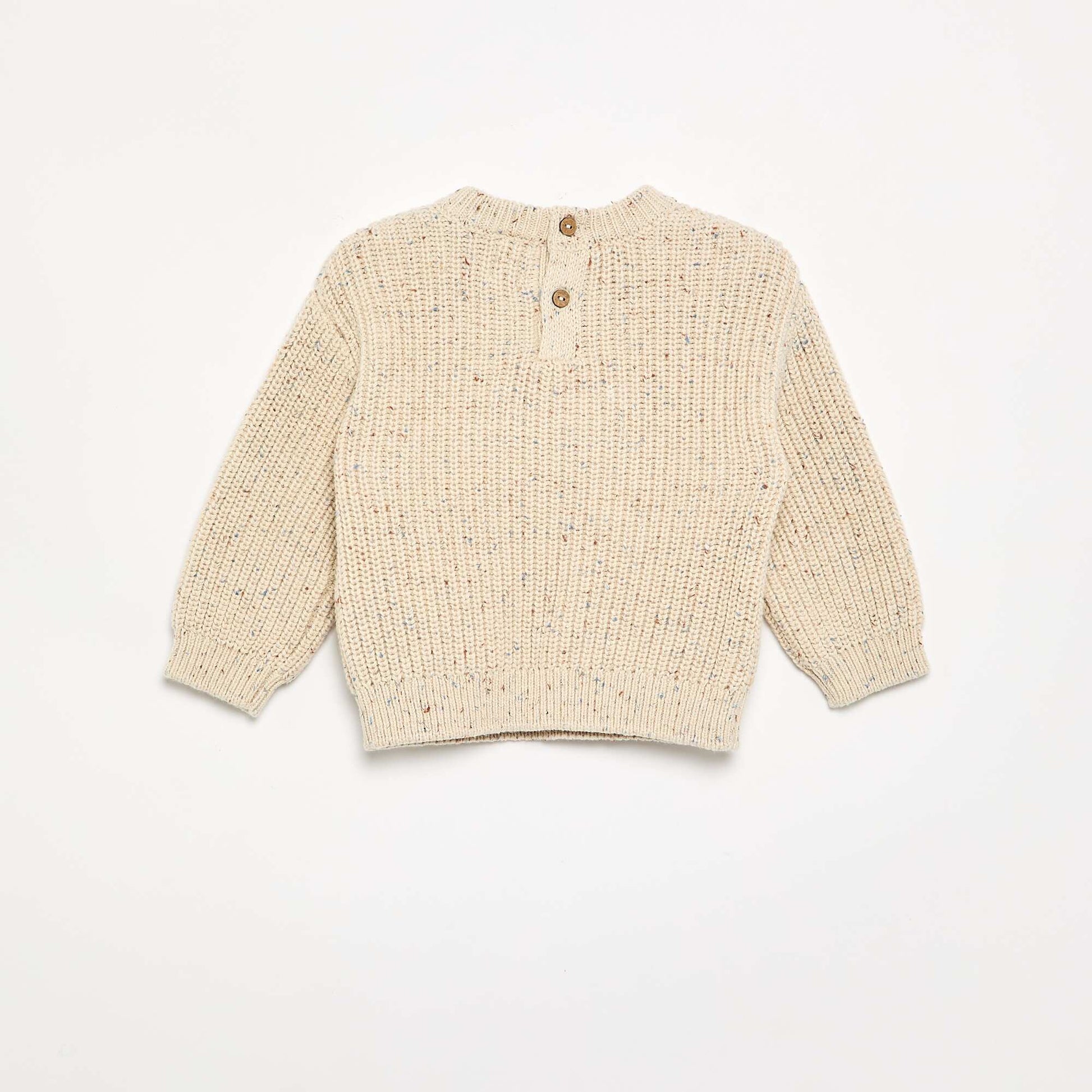 Long-sleeved sweater BEIGE