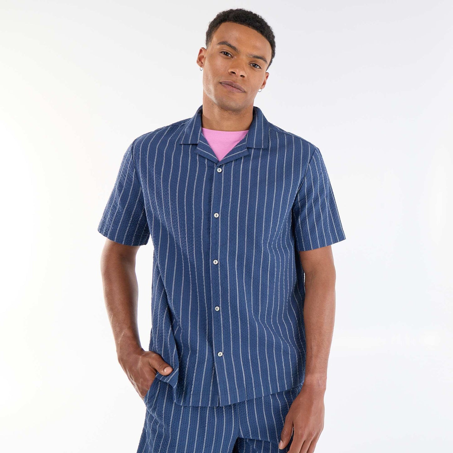 Short-sleeved shirt BLUE