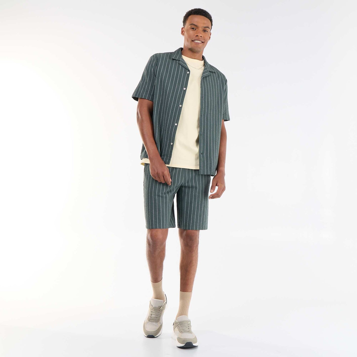 Short-sleeved shirt KHAKI