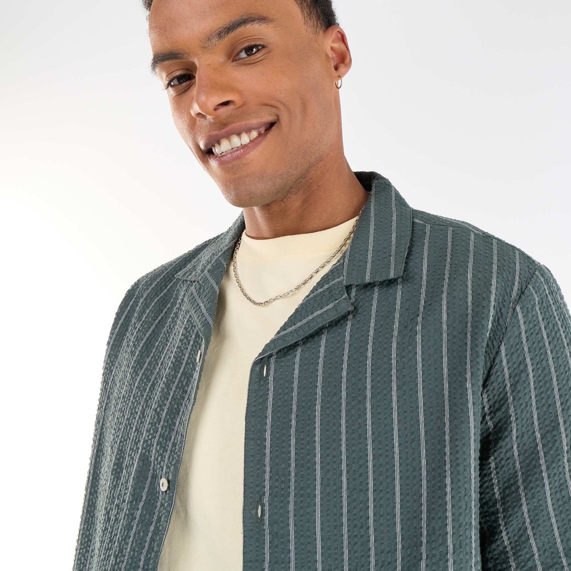Short-sleeved shirt KHAKI