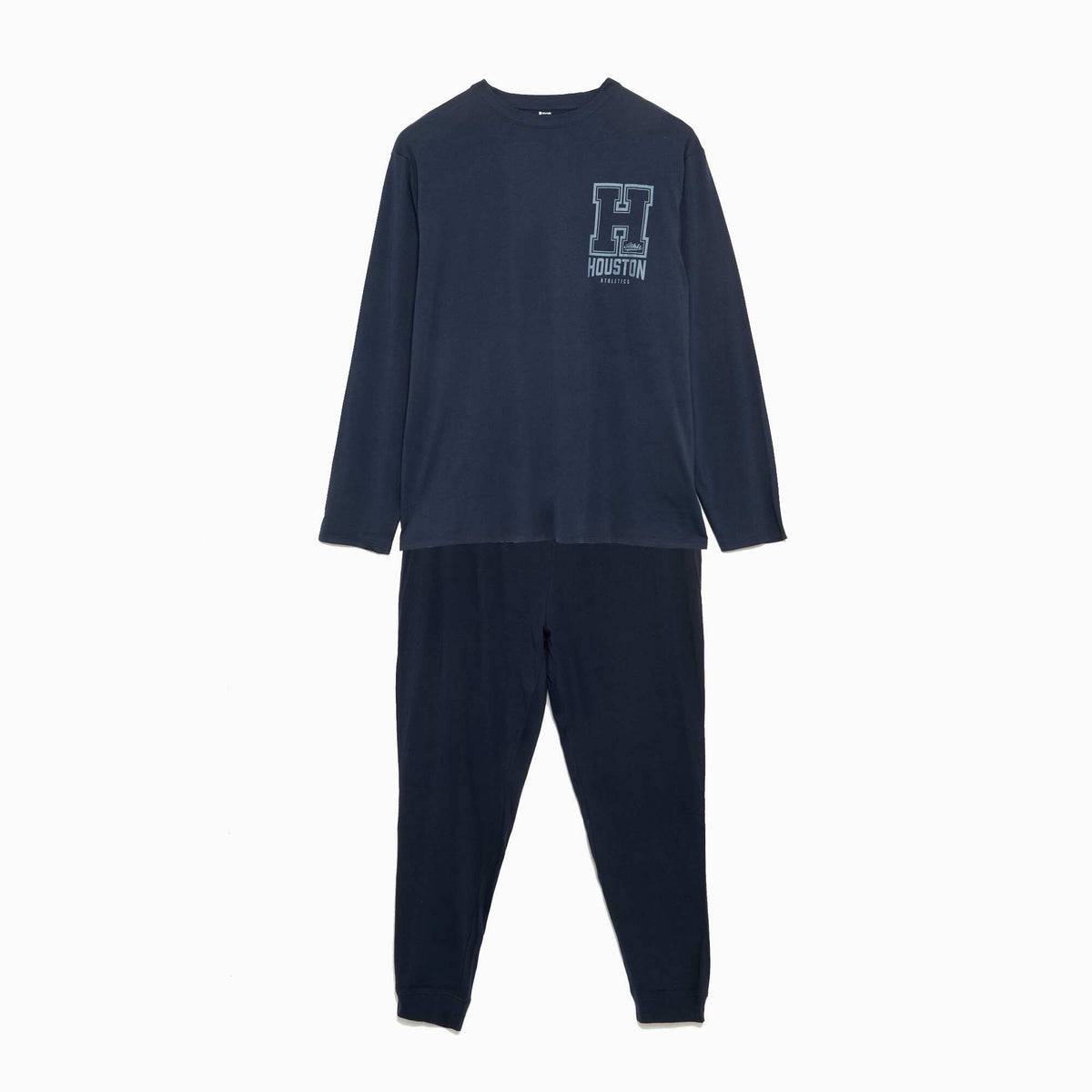 Long 2-piece pajama set BLUE