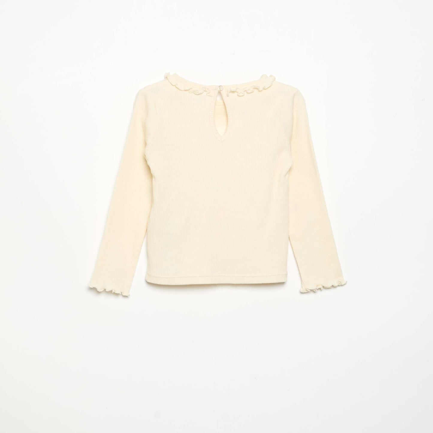 2-piece set - T-shirt + velvet trousers WHITE