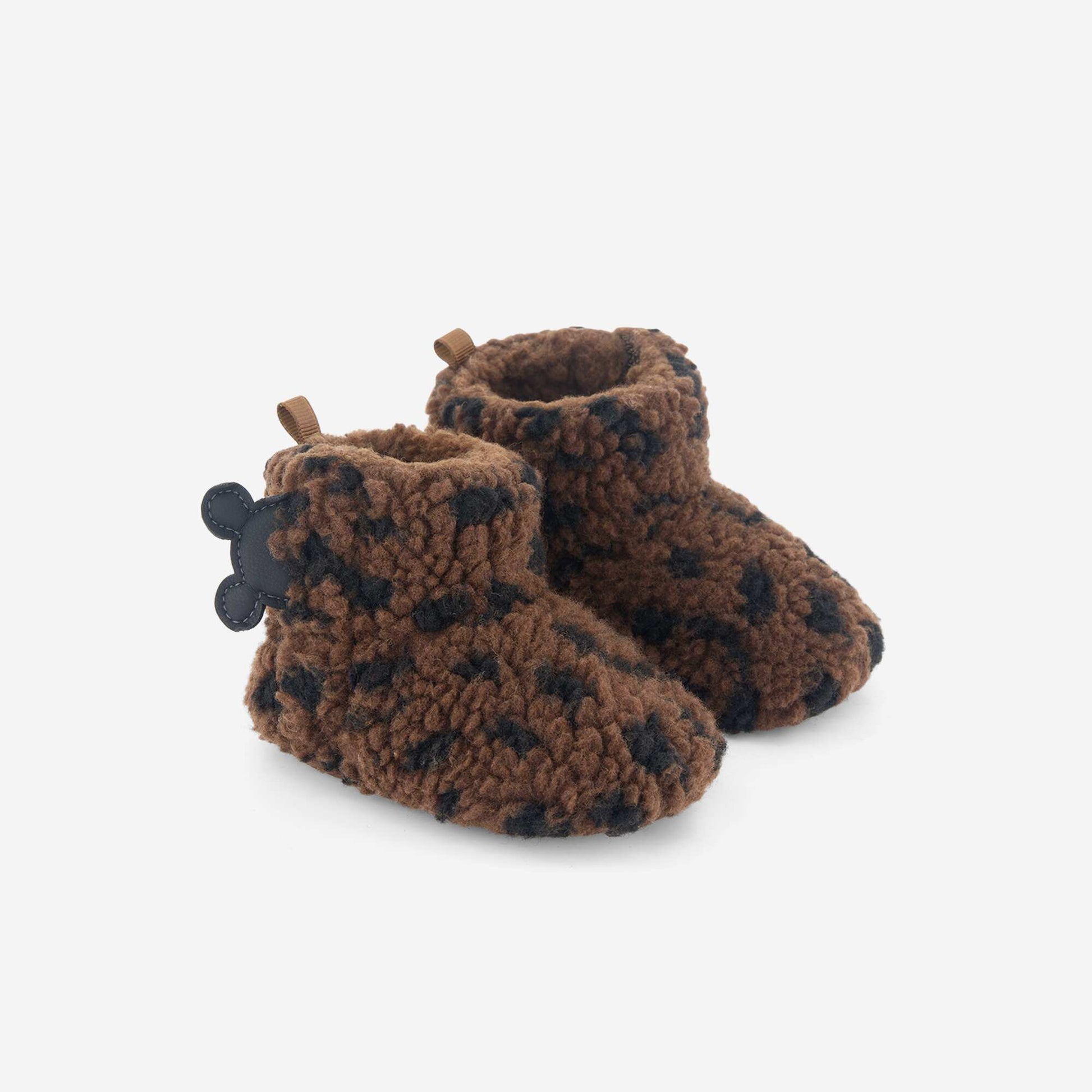 'Disney' Sheepskin-Effect Slippers BROWN