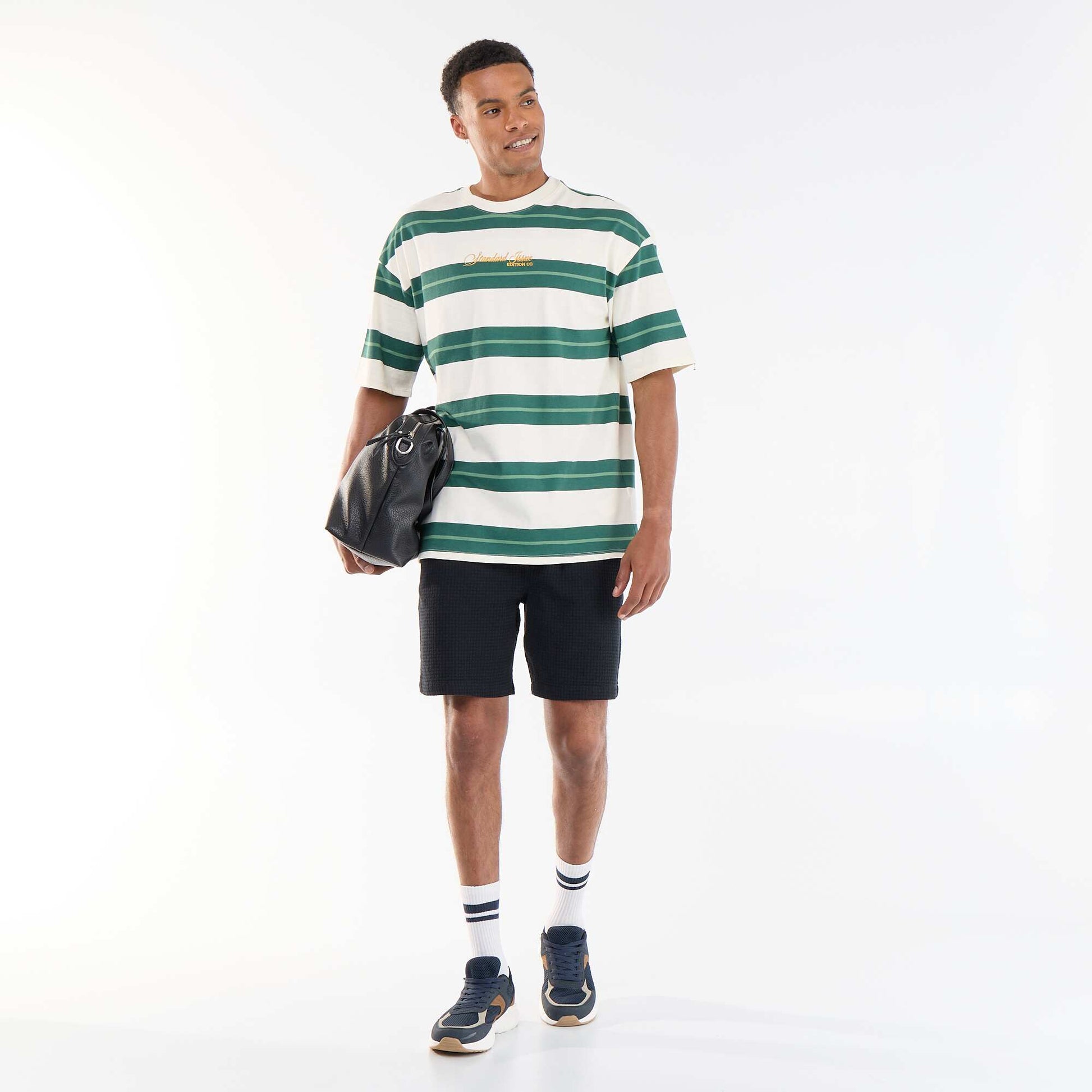 Striped Short-Sleeve T-Shirt GREEN