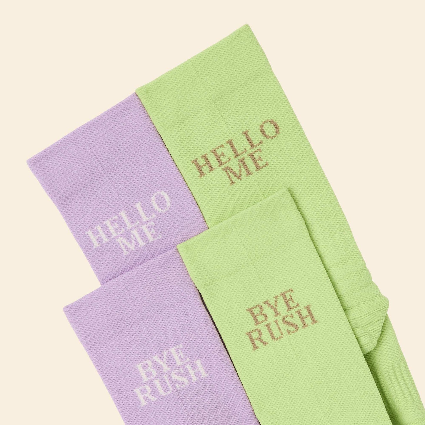 Pack of 2 high-cut socks PURPLE