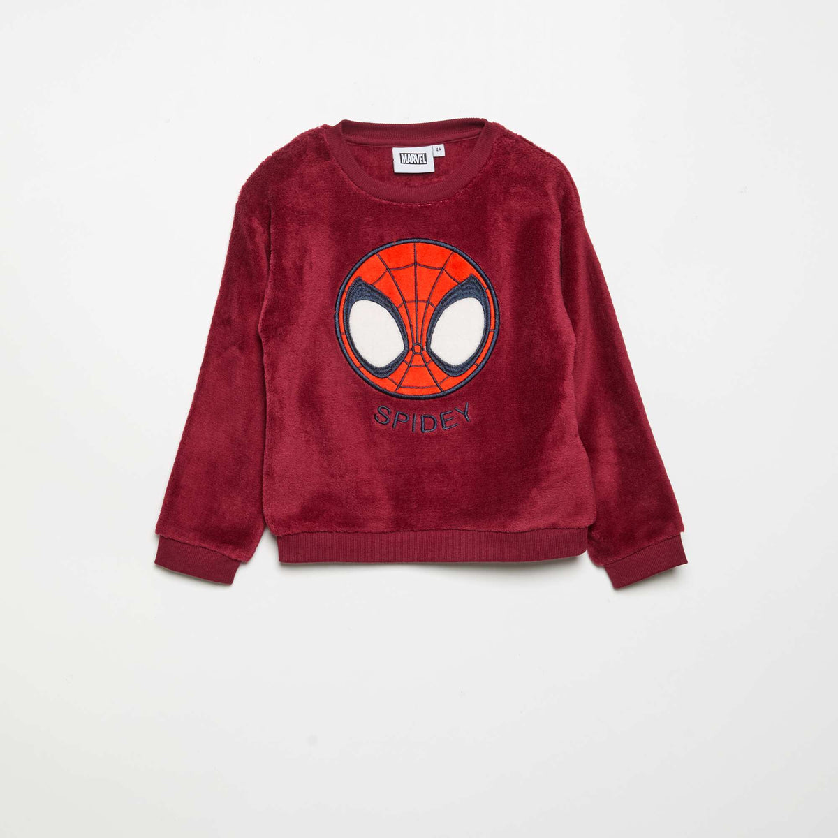 Marvel-ის Spider-Man-ის 2 ცალიანი პიჟამა - სვიტერი + შარვალი წითელი