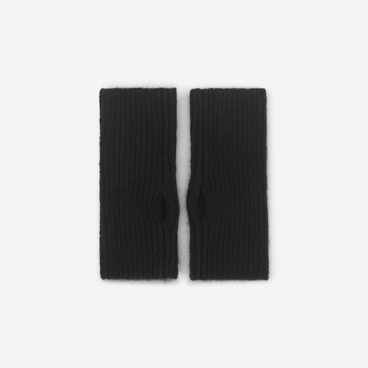Fingerless Cuff Gloves BLACK