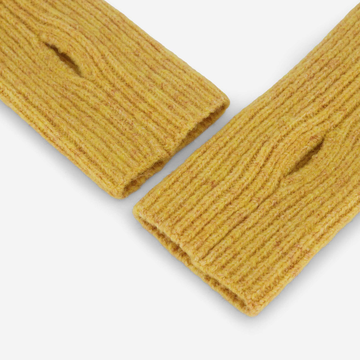 Fingerless Cuff Gloves YELLOW