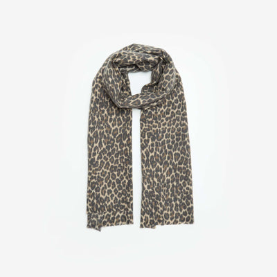 Large Rectangular Scarf BROWN