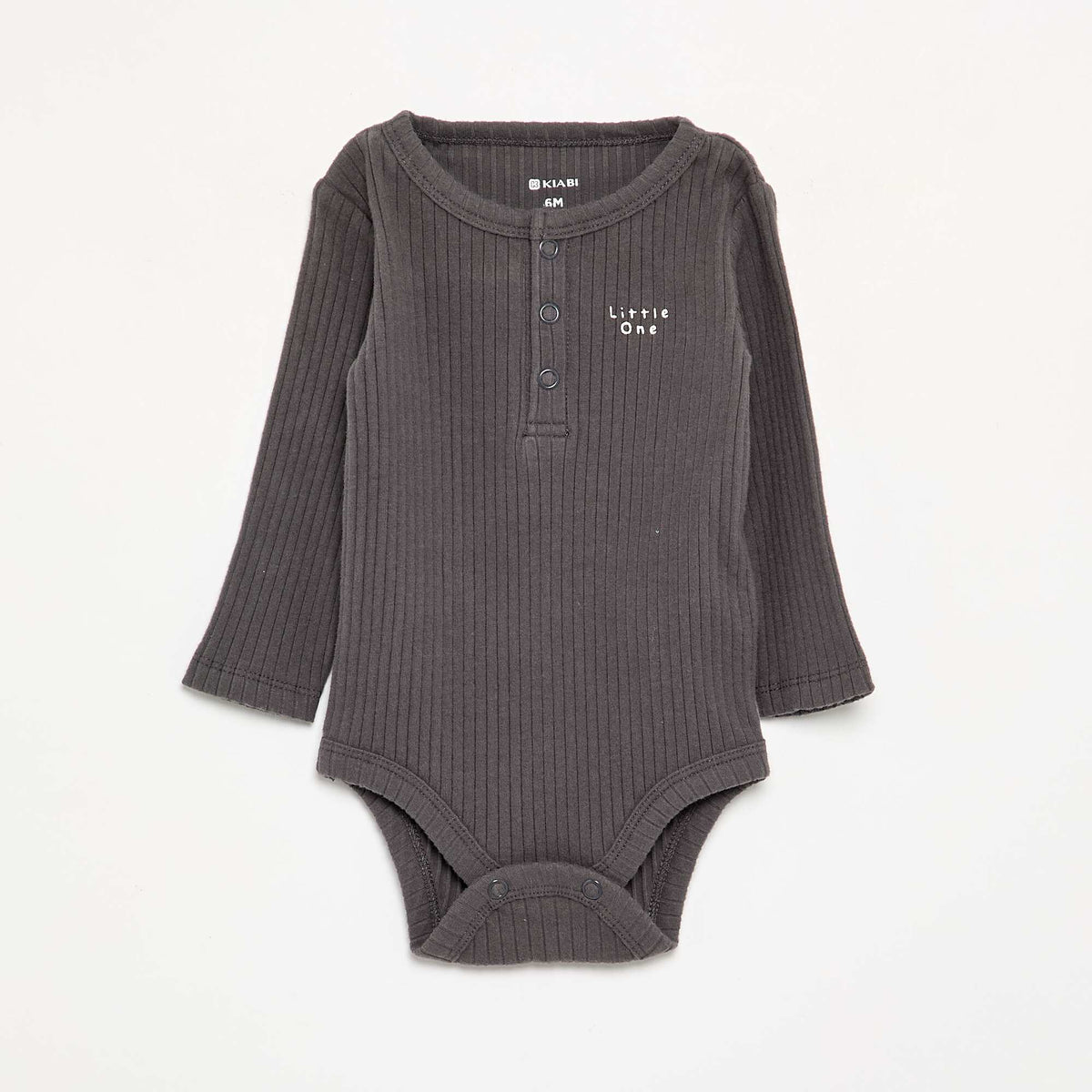 2-pack of long-sleeved bodysuits BEIGE