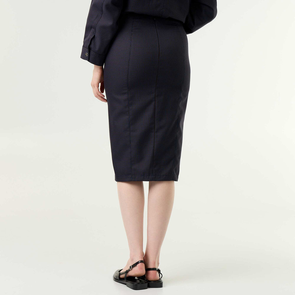 Bodycon midi skirt BLUE