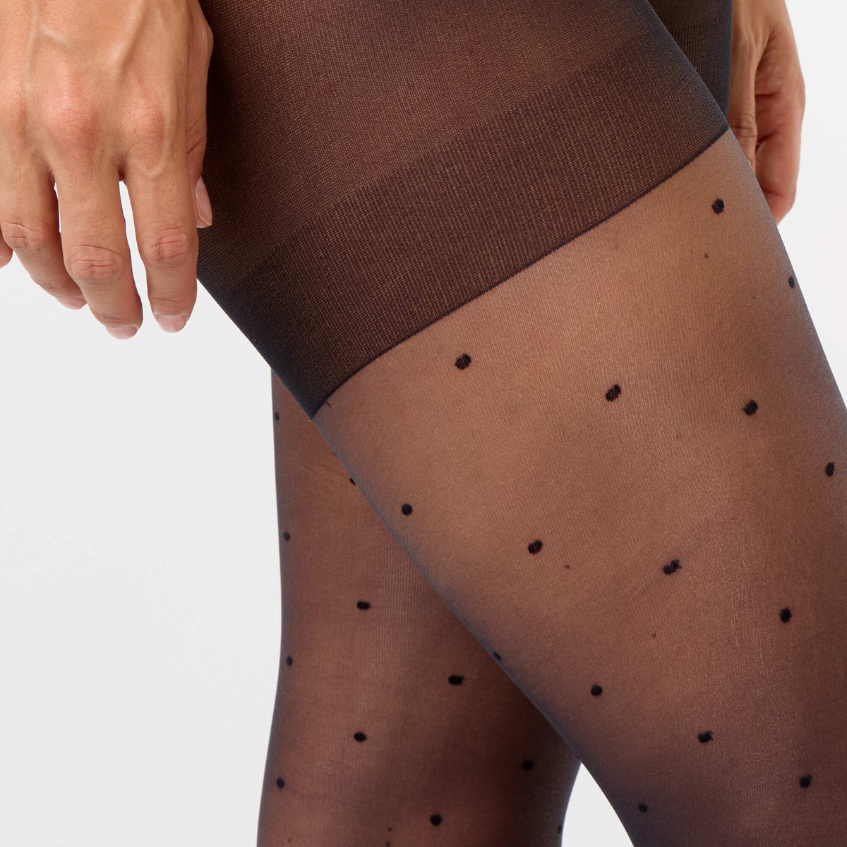 Polka Dot Tights BLACK
