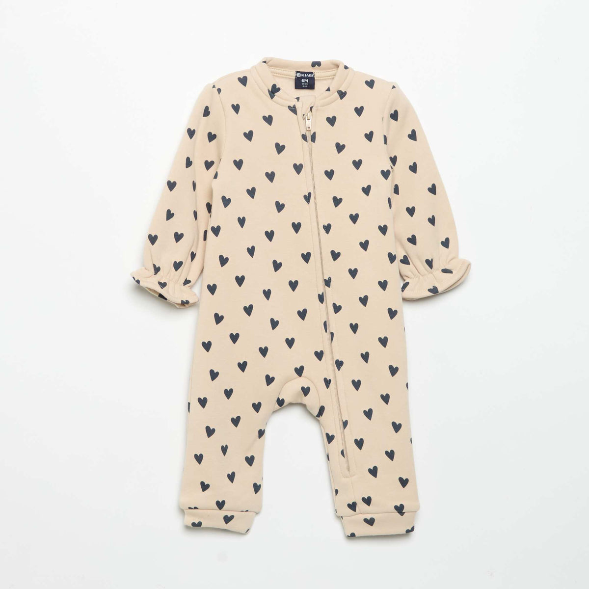 2-Pack Fleece Sleepsuits BEIGE