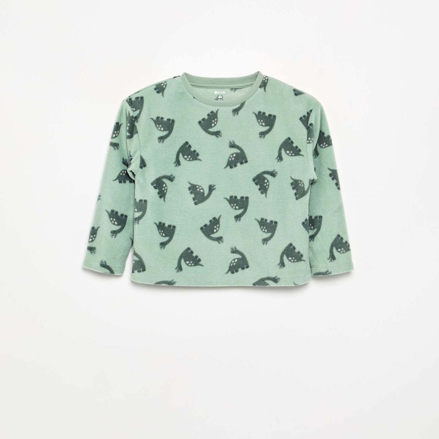 2-piece fleece pyjamas GREEN