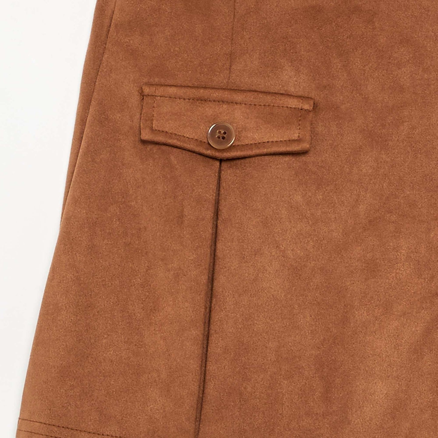 Suedette Skort BROWN