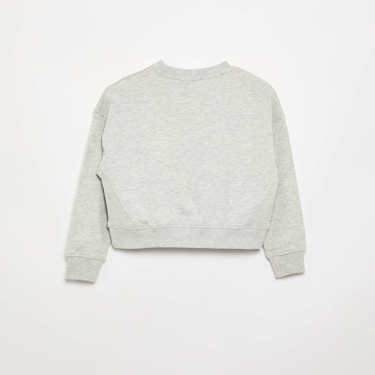 Sweatshirt with rhinestone stars GREY