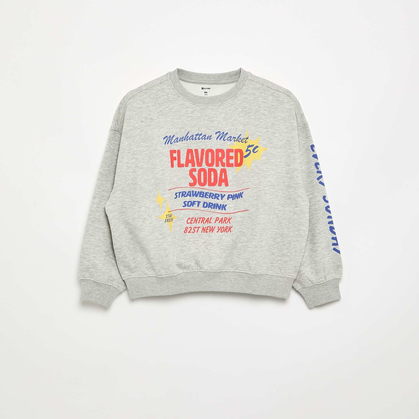 Loose-fit Printed Sweatshirt GREY