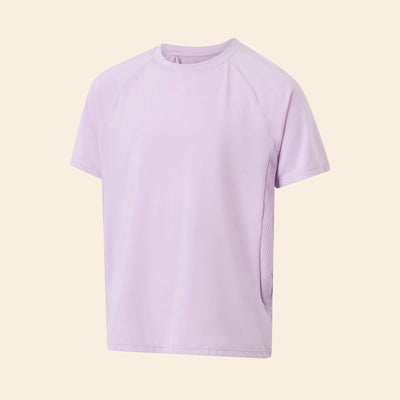 მოკლემკლავიანი, მოძრავი სპორტული მაისური იასამნისფერი