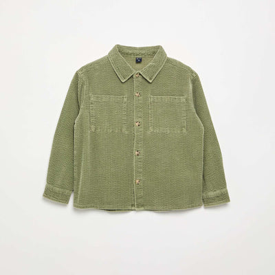 Corduroy Shacket KHAKI