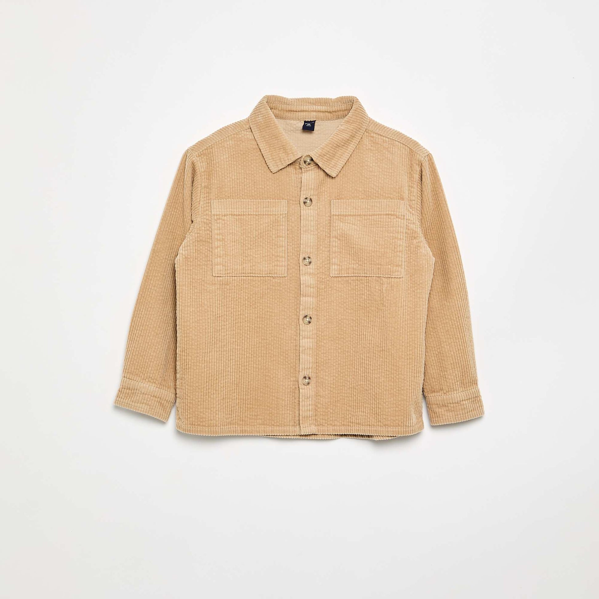 Corduroy Shacket BEIGE