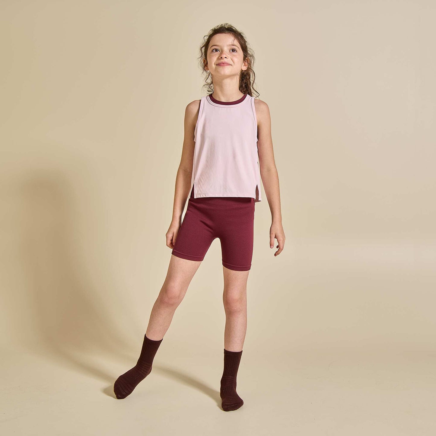 Seamless sport cycling shorts RED