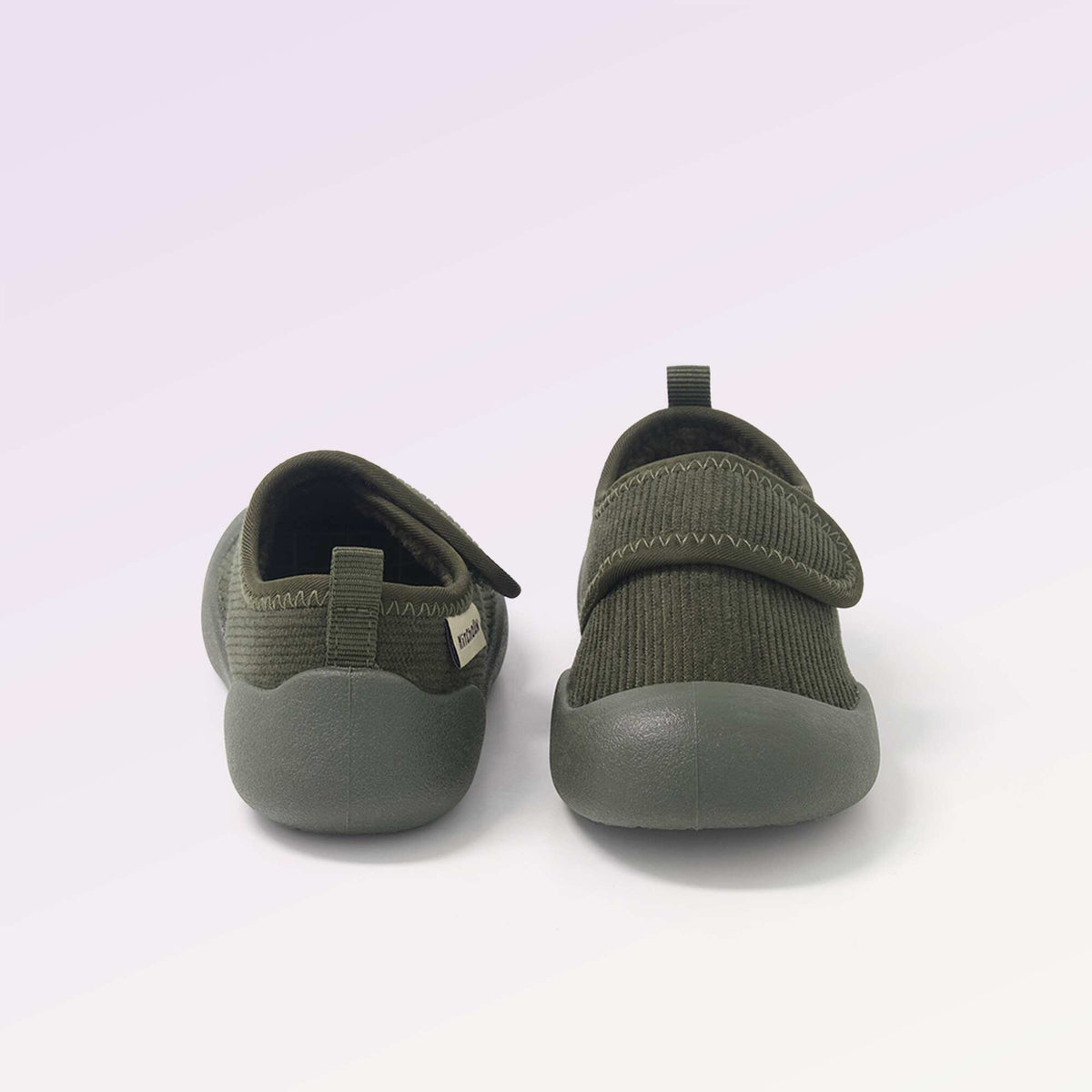 Soft low-top slippers - Motor skills 3: 'First steps' - Kitchoun KHAKI