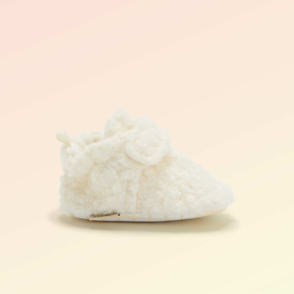 High-top sheepskin-effect slippers - 'Kitchoun' BEIGE