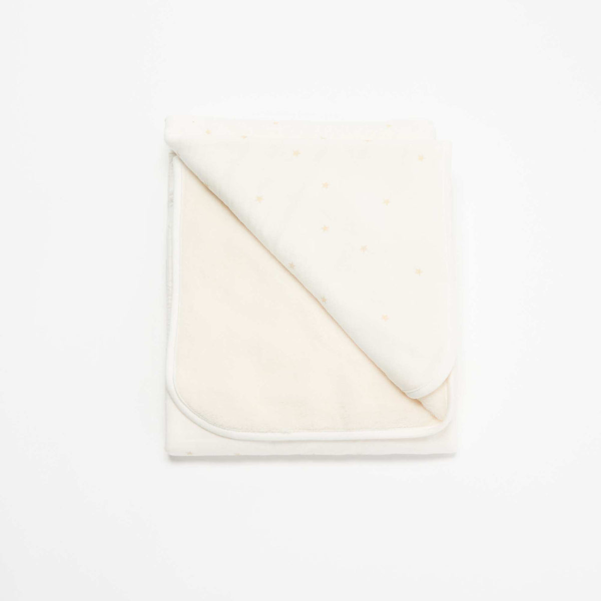 Printed Fleece Blanket WHITE