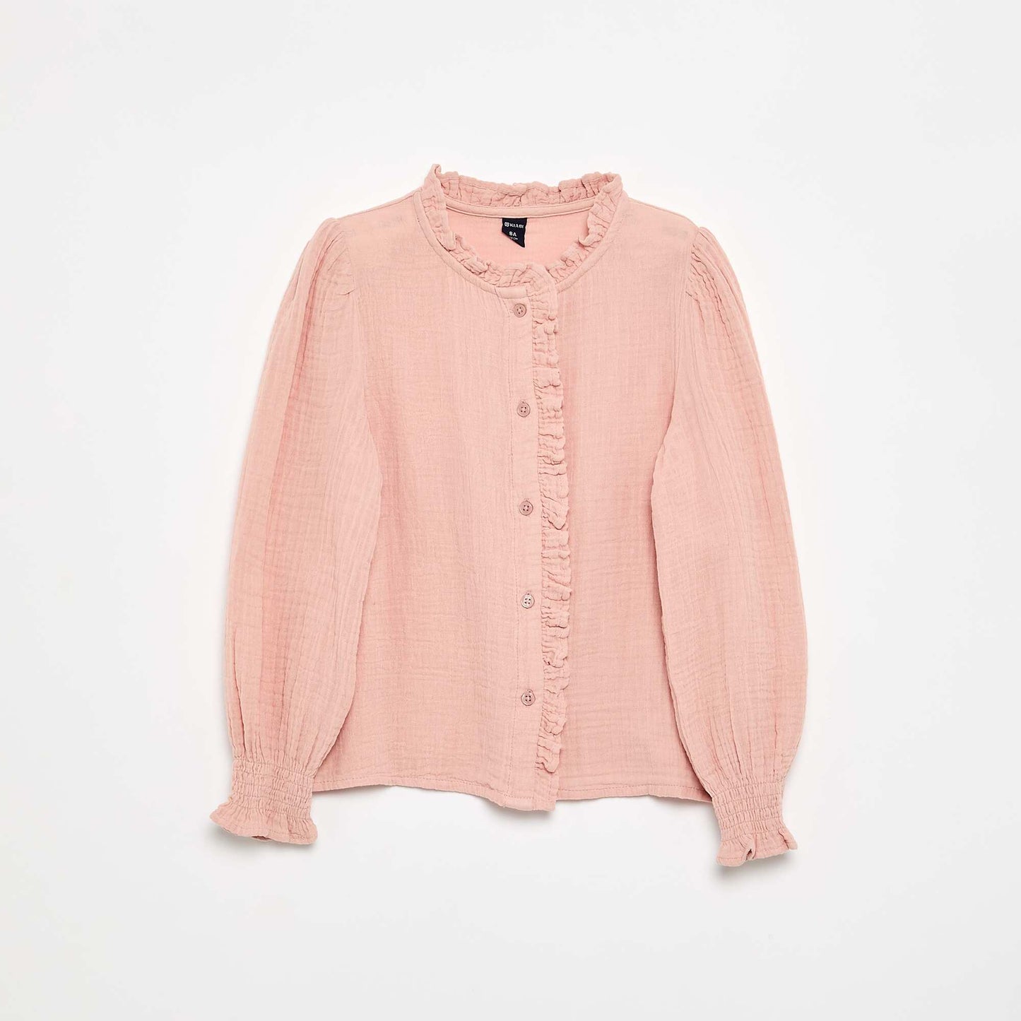 Ruffled Collar Blouse PINK