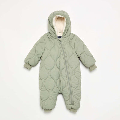 Footless Pram Suit GREEN